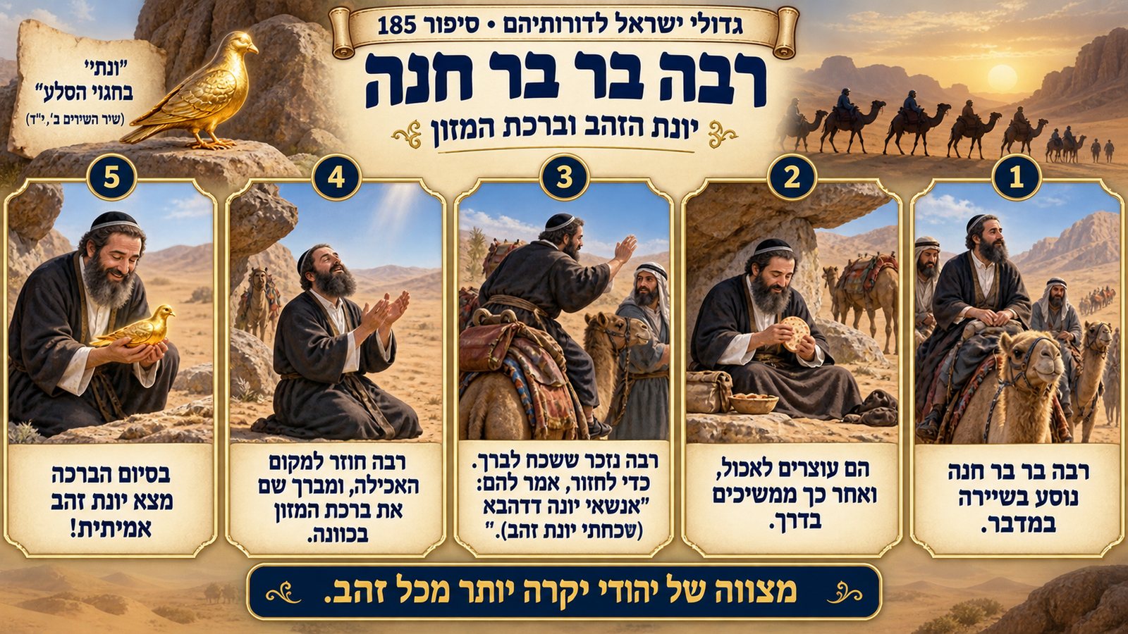 תמונת סיכום — רבה בר בר חנה: רבה בר בר חנה